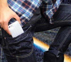 Чехол на IPhone5 "Пузырчатая пленка" 904687