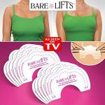Наклейки для поднятия бюста Bare Lifts, 10 штук в упаковке 9