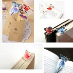 Закладки из картона &quot;Бабочка&quot;,5 шт в наборе в ассортим. 904791