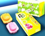 Формочки для яиц или риса &quot;Зайчик+мишка&quot;, 2 шт в наборе 904238
