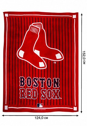 Спортивное красное полотенце с логотипом Boston Red Sox. Комфортно и вытираться, и на солнышке поваляться №172