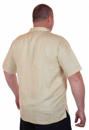 Легкая рубашка с коротким рукавом от Caribbean Joe. Модный бежевый цвет, дышащий материал – для лета идеально! Брендовые мужские вещи продаются ЗДЕСЬ! Т305 ОСТАТКИ СЛАДКИ!!!!