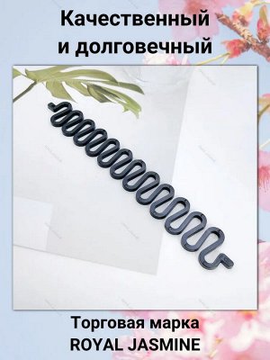 Китайские производители мало известные в РФ Спиралька для плетения французской косы, заколка аксессуар в форме змейки спиральки ROYAL JASMINE