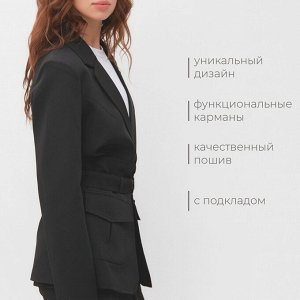 Пиджак женский MINAKU: Casual Collection, цвет черный