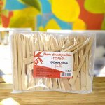Пики бамбук &quot;Гольф&quot; 9см, для канапе, праздников, кейтеринга, 100 шт.