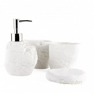 Набор аксессуаров для ванной комнаты из искусственного камня (акрил + кварц) BGW560
