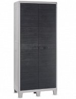 Уличный шкаф TOOMAX WOODY&#039;S XL (4 полки) 077 2х дверный глубокий антрацит