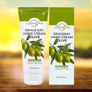 Крем для рук GRACE DAY с эксткрактом Оливы, 100мл. Корея