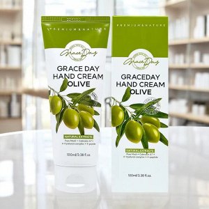 Крем для рук GRACE DAY с эксткрактом Оливы, 100мл. Корея