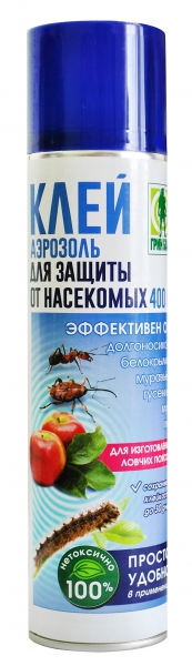 Клей Аэрозоль для защиты от насекомых 400мл (уп-12шт) ГринБэлт
