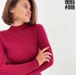Женская водолазка. Ткань: хлопок 95%, полиэстер 5%