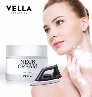 Подтягивающий и укрепляющий крем для шеи vella anti wrinkle & whitening strong neck cream