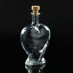 Ваза-бутылка декоративная &quot;Сердце&quot;