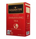 Darjeeling Black Tea, Envelope - 20 Tea Bags/Дарджелинг черный чай 20 пакетиков