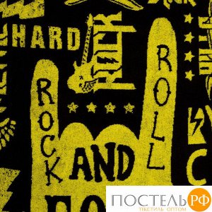 Полотенце махровое "Этель" Rock-n-Roll 70х130 см, 100% хл, 420 гр/м2 3891061