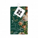 Полотенце вафельное 45х60 &quot;Vse DOMA&quot; рис 60209-1 ИЗУМРУДНАЯ СКАЗКА