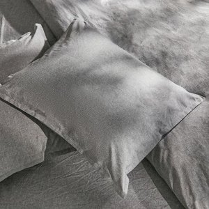 Простыня 1.5 спальная SL Home «Деним», 160x245 см, тёмно-серая, жатый хлопок