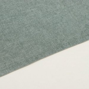 Простыня 1.5 спальная SL Home «Деним», 160x245 см, оливковая, жатый хлопок