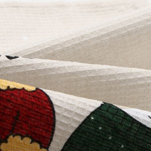 Полотенце «Доляна. Помурчим в новом году», 28x46 см, 100% хлопок, вафля 160 г/м²