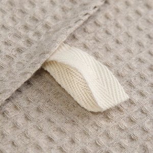 Полотенце SL HOME Moon, серо-бежевое, 40x60 см, лён 51%, хлопок 49%, 210 г/м²
