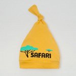 Чепчик(шапочка) Крошка Я &quot;Safari&quot;, жёлтый, р.42