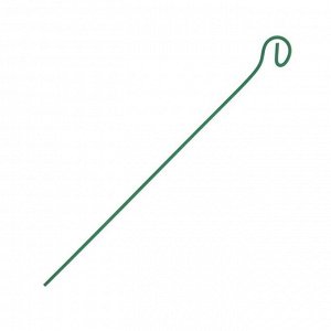 Колышек для подвязки растений, h = 90 см, d = 0.3 см, проволочный, зелёный