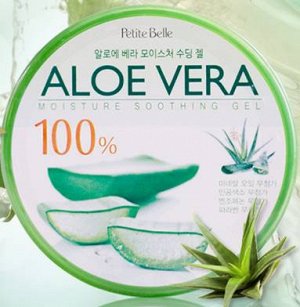 Petite Belle Многофункциональный гель для лица и тела с 100% содержанием Aloe Vera, 300 мл