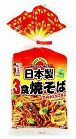 ITSUKI Якисоба (жареная пшеничная лапша в соусе) / 3 порции, 510гр, 1*12 шт., Арт-12802