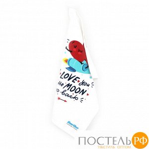 Полотенце кухонное Daribo I love you to the moom and back 50x70 см DA71041