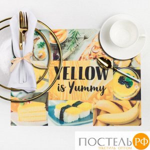 Салфетка на стол "YELLOW is Yummy" 29*40 см   3906119