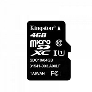 4Gb Kingston карта micro SD (без адаптера) Class10