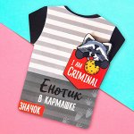 Деревянный значок «Енотик», 9,6 х 11 см