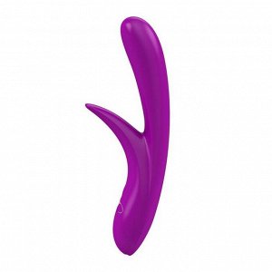 Вибратор на батарейках rabbit OVO K4, силикон, фиолетовый, 23,5 см