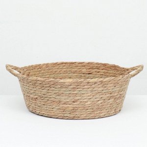 Экологичный лежак для животных (хлопок+рогоз),  40 х 30 х 15 см,