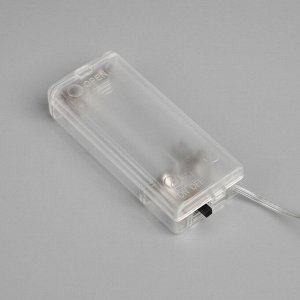 Luazon Lighting Светодиодная ветка 70 см, 20 LED, золотистая, батарейки AAх2 (не в комплекте), свечение тёплое белое