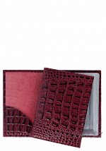 Модель №LV1 | кожа | крокодил | бордовый | К209-3 | 16668