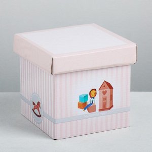 Складная коробка «Малышке» 15 - 15 - 15 см