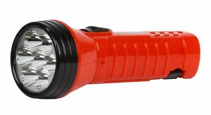 Фонарь аккумуляторный светодиодный 7 LED с прямой зарядкой Smartbuy, красный (SBF-95-R)
