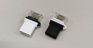 ФЛЭШ Флеш память USB 8GB OTG POKO series Black (SB8GBPO-K)