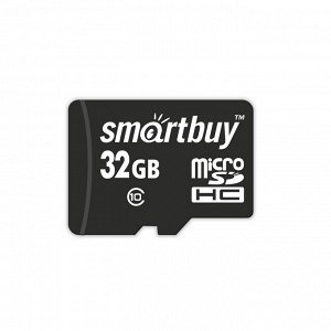 Smartbuy Карта памяти Micro SDHC 32GB Class 10 (с адаптером SD)LE