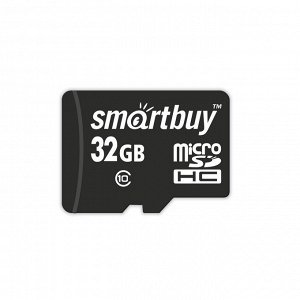 Карта памяти для телефона 32 Гб Micro SDHC,  Class 10 (с адаптером SD) LE
