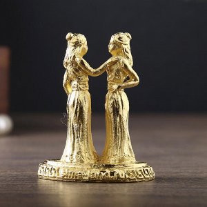 Фигурки миниатюры женские гороскоп "Близнецы", 4,5 х 3,5 см
