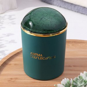 Ароматическая свеча в стакане Aroma collection, 260 г, белый чай, в тубусе, соевый воск
