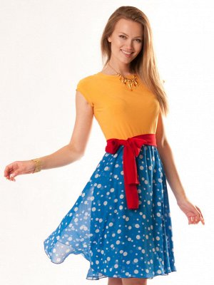 Платье Одри (голубой)