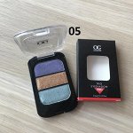 .OG-Y6604 ТЕНИ Д/ВЕК ТРЕХЦВЕТНЫЕ TRIO EYESHADOWS №05 (слива-т.золото-изумруд) шиммер URBAN LIGHTS