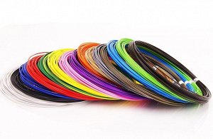 Набор цветного PLA-пластика для 3D-ручек 10м, 6 цветов
