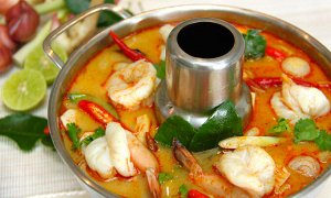 Набор ингредиентов для тайского супа Том Ям