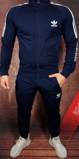 Найк спорт костюм темно синий
