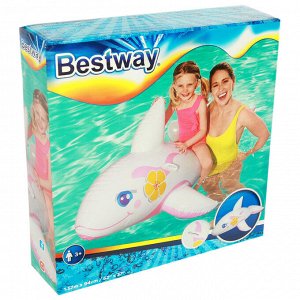 Игрушка надувная для плавания «Кит», 157 х 94 см, от 3 лет, цвет МИКС, 41037 Bestway