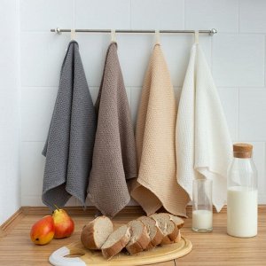 Полотенце SL HOME Linen, цвет бежевый 38х65см, лен 29%, хл 71%, 215 гр/м2